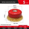 Steel Wire Brush Grinding Head for Hand Drill - Rust Removal & Polishing Tool
