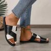 Plus Size  Shoes Female Thong Women's Slippers Outdoor Casual Sandals Women Round Toe Mixed Colors Flat with Open Toe Sandal