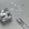 Hollow Out Five-pointed Star Glitter Nail Charms Colorful Minimalist Sequins Nail Decorations DIY Glitter Nail Accessories