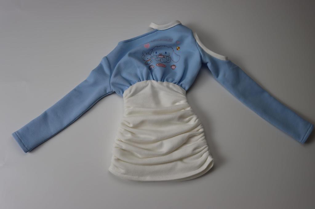 HAMRETHYPPZ 13 14 16 BJD Dětský oděvní set, BJD Dětské oblečení bjd panenka šaty s odhalenými rameny, roztomilé šaty, roztomilé šaty, šaty s dlouhým rukávem,