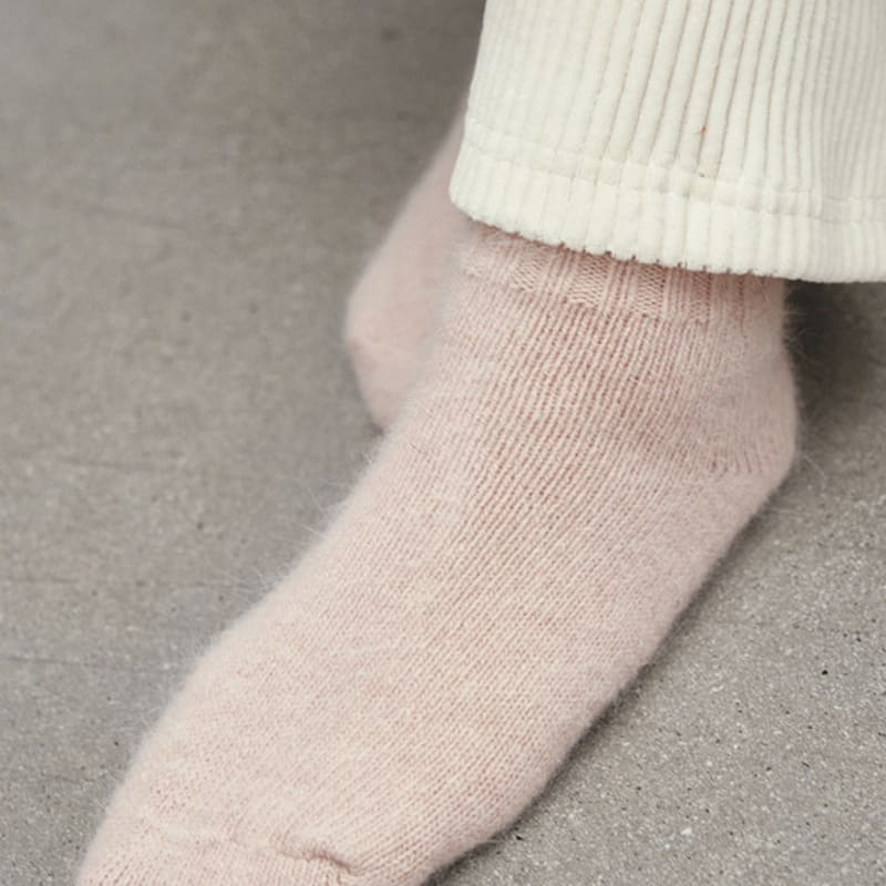 LOEIL Basic Pastel Angora Socks - 5 colors