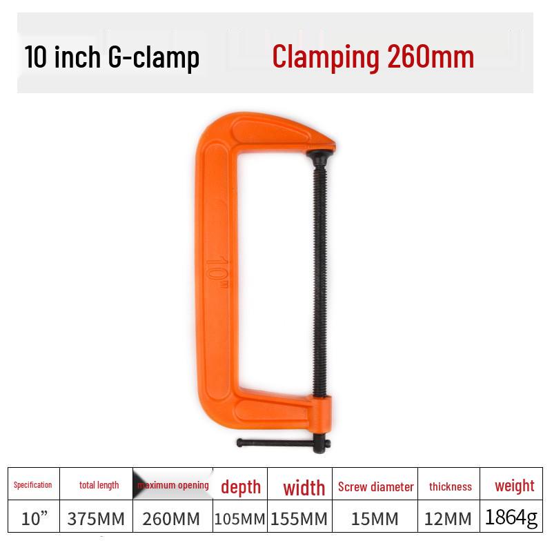 Quick Woodworking A-Clamp for Marble & Stone, Thickened Spring, 4/6/9 Inch