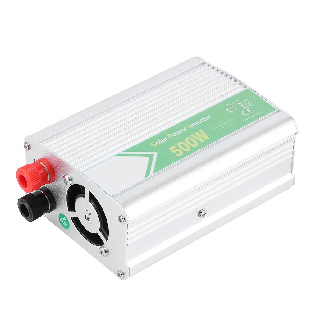 DC12V auf AC220V 500W Smart Power Converter LED Mehrfachschutz Sicherheit Auto Wechselrichter