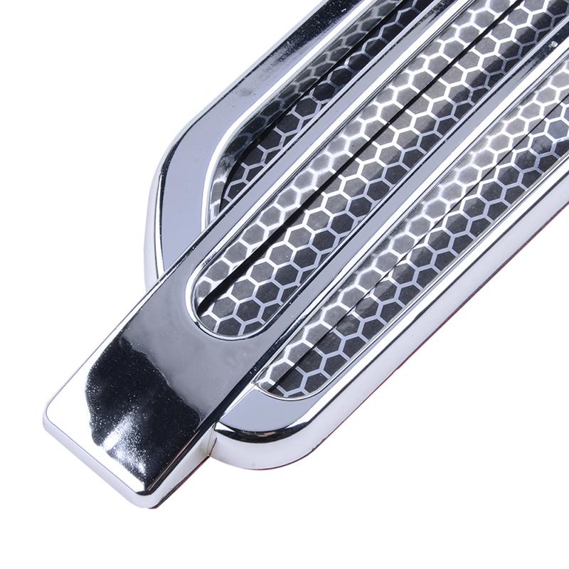 1 pár Auto Polep bočního nasávání vzduchu Větrací otvor blatníku Mřížka Kryt Dekor Nálepka na blatník Boční kryt větracího otvoru Karoserie
