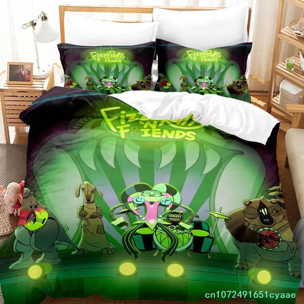Fizzarolli Boss Bedding Set Single Twin Full Queen King Size Bed Set Adult Kid Bedroom Duvetcover Sets Anime Parure De Lit Bed