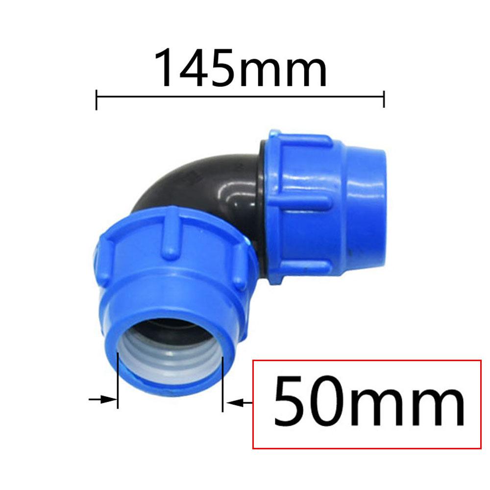20mm/25mm/32mm/40mm/50mm PE-Rohr Schnellverbinder 90 Grad Winkel Reduzierstück Schnelle Verbindung Kunststofffittinge