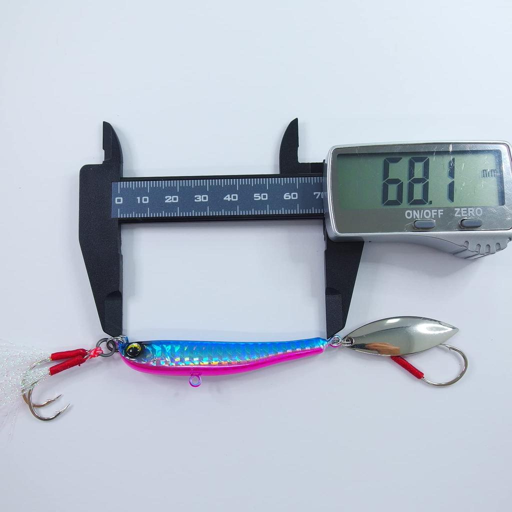 Momo Lure Easy Maki Jig Set for Sea Red Sea and Blue [momo Lure] 5-piece Bass, Bream, Grouper, Fish. (40g - 5-piece Set)