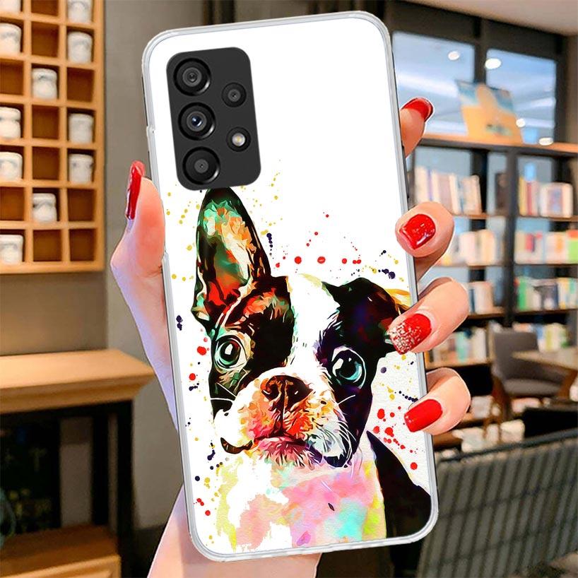 

French Bulldog Dog Pug Phone Case For Samsung Galaxy A17 A37 A57 A16 A26 A36 A56 A15 A25 A35 A55 A14 A24 A34 A54 A13 A23 A33 A53 Samsung A06