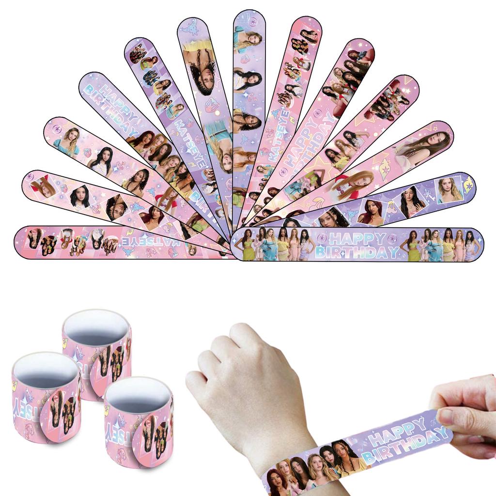 K&Katseye Birthday Party Supplies For Kpop Decor Girl Fans Plate Cup Napkin Topper Balloon Party Decoration Baby Shower Gift