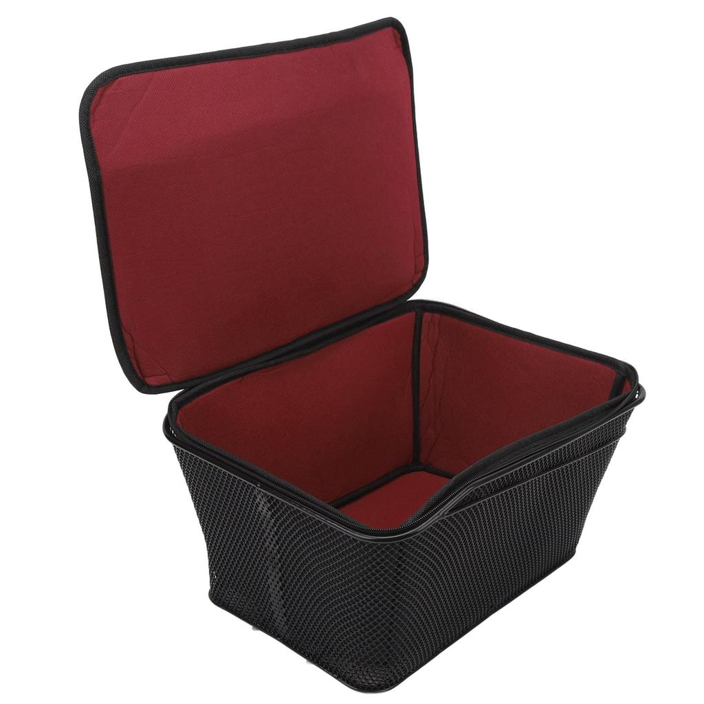 Rear Bike Basket 20L Capacity 20kg Bearing Waterproof Rack Storage Bag for Outdoor