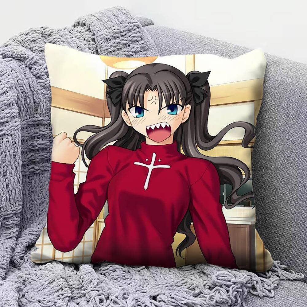 Rin Tohsaka Fate FGO HRS  Home Sofa Cushion Covers and Aecorative Custom Pillow Covers