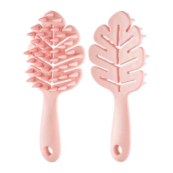 Long Handle Vented Hair Brush Wide Tooth Anti-static Thin Thick Curly Long Wet Dry Hair Paddle Brush Scalp Massage Hair Styling Detangling Comb