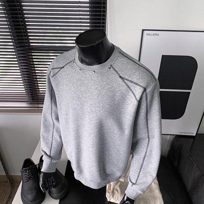 Crew Neck Sweater Men's Autumn and Winter Trend American Clothes Loose Coat