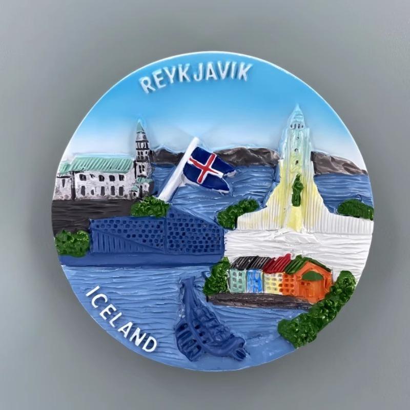 Iceland Reykjavík Fridge Magnets Tourist Souvenirs Message Board Magnetic Stickers Home Decoration Wedding Gifts