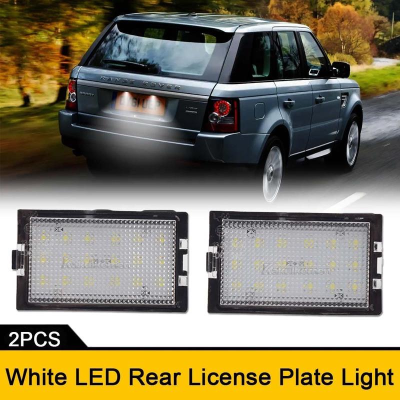 LED Number Plate Lights Rear License Plate Lamp For Land Rover Discovery 3 2005-2009 Freelander 2 LR2 Rang Rover Sport L320