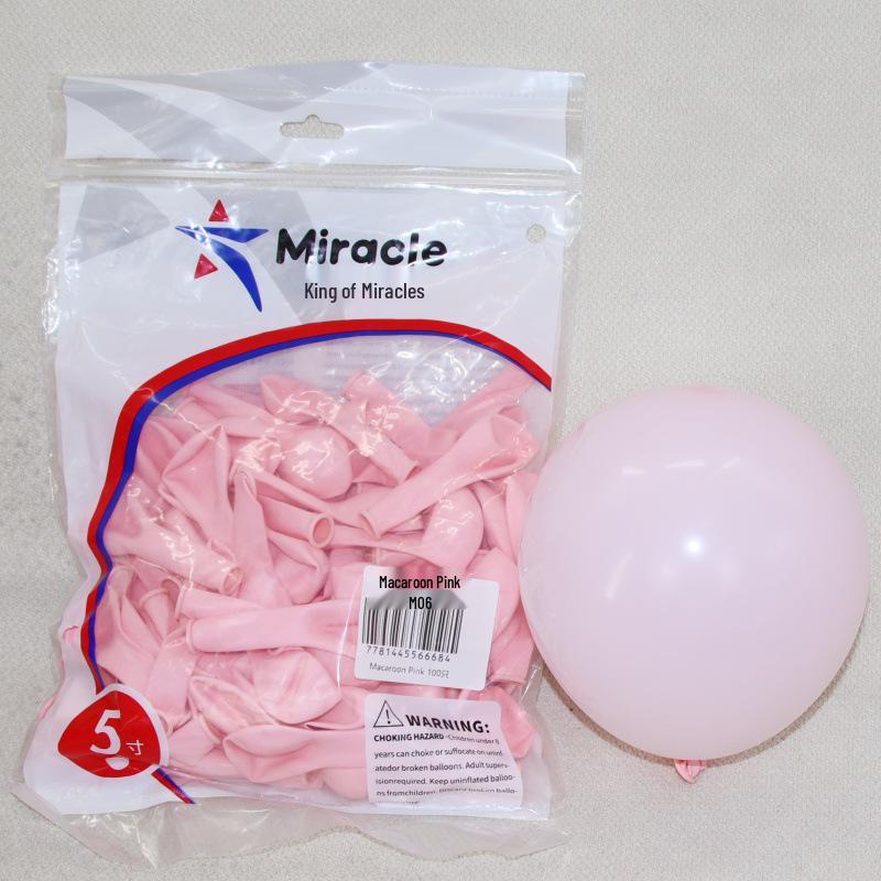 Miracle Star 5-inch Latex Balloons, 100 pcs - Ideal for Children's Birthday Party, Wedding Celebration, Room Decoration.