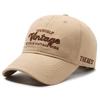 Spring Autumn Cap Female Embroidered Letter Sun Hat Ponytail Panama Cap Summer Outdoor Baseball Cap for Men Peak Cap