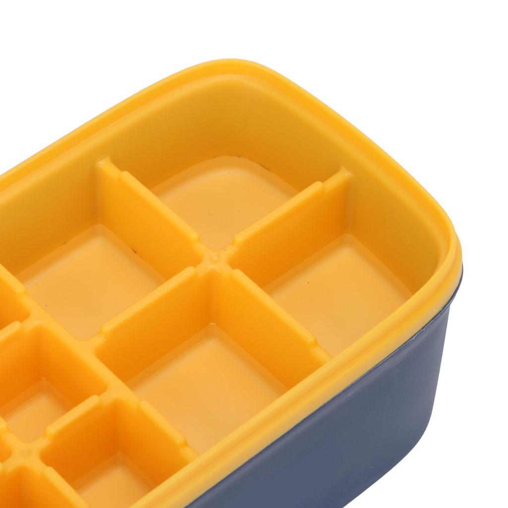 Tray Home Soft Reusable Silicone Mold Large Capacity Ice Maker With Lid Ice Shovel