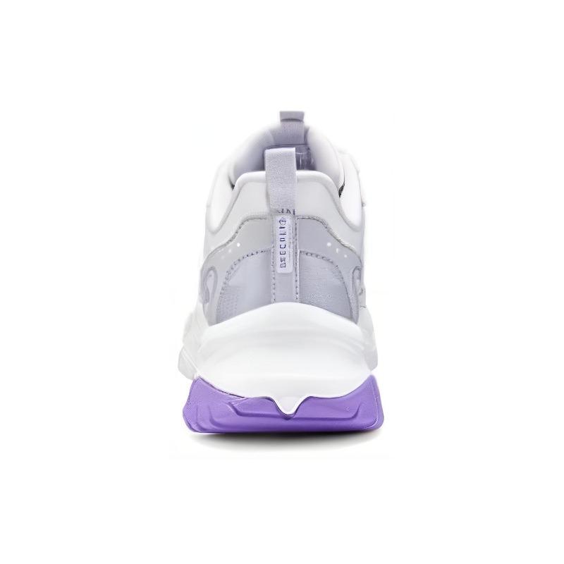 Skechers Street Women White Purple Low Top Casual Shoes 177592-WPR