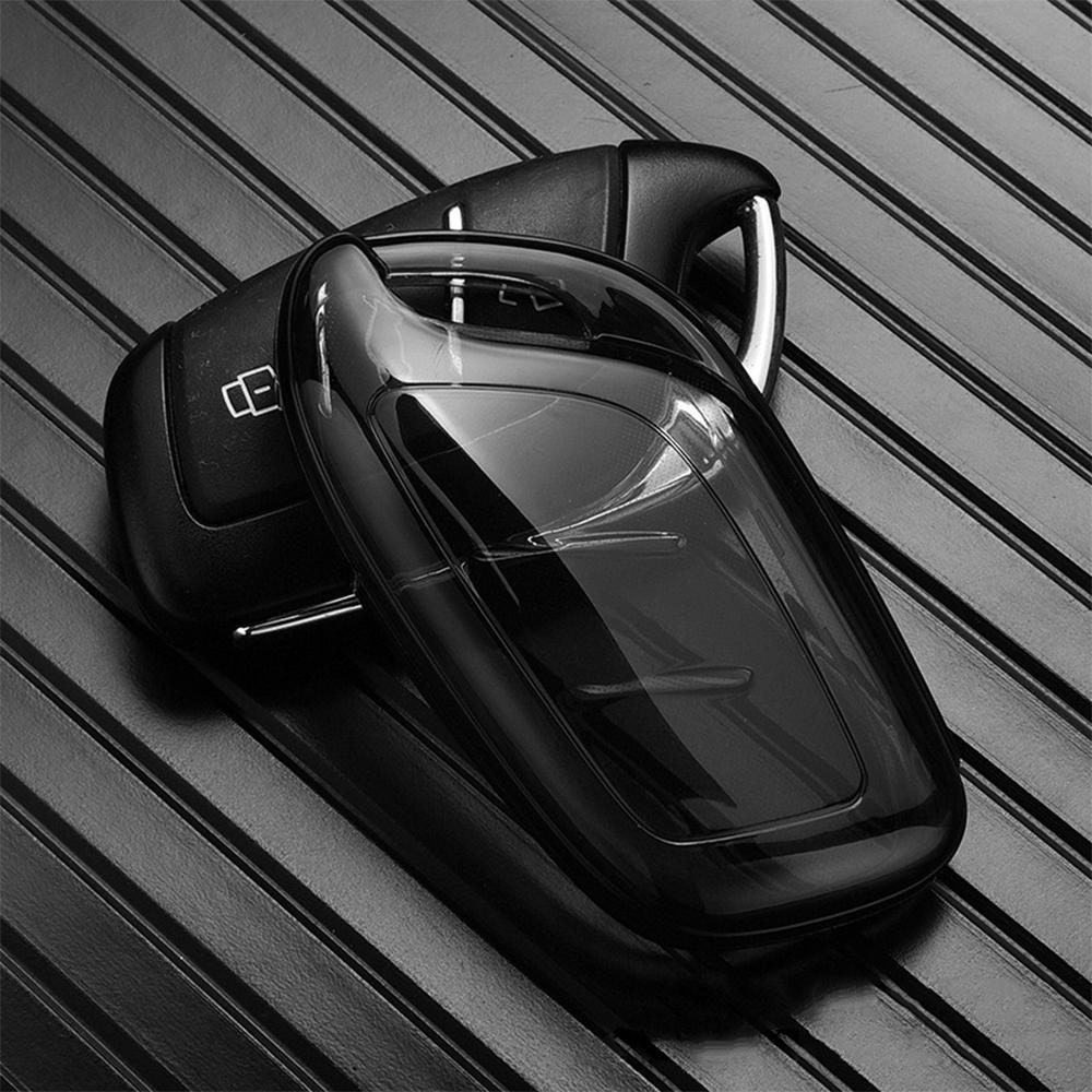 

For MG ZS MG4 MG5 MG6 Plus VE ZX EHS EZS HS GT TPU Transparent Car Remote Key Case Full Cover Holder Caps 2021 2022 2023 2024