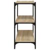 Bookshelf Sonoma Oak 60 x 33 x 70.5 cm Engineered Wood and Steel