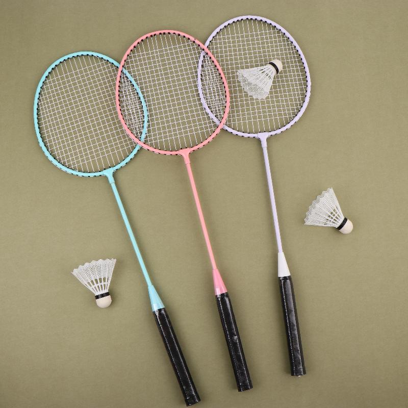 New 1Set Beginners Badminton Professional Training Durable Leisure Sports Racquet Durable Badminton Racket Set