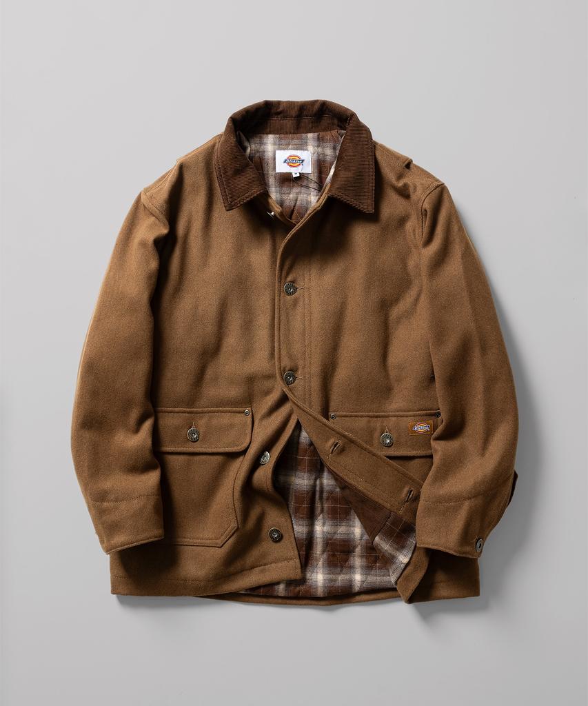 Dickies Wool Chore Jacket Brown