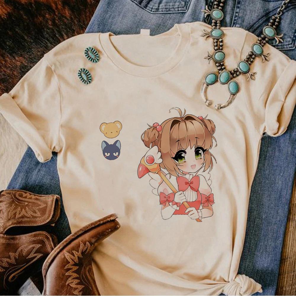 Cardcaptor Sakura tshirts Women designer tshirt female Japanese Unisexga y2k clothes