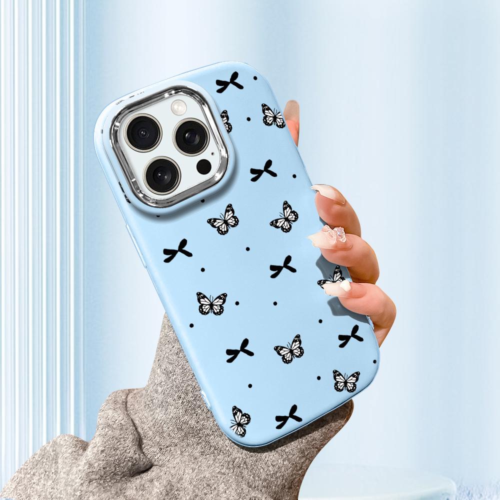 

Сплошной цвет с серебряным краем линзы, жирный корпус, мягкий жидкий силиконовый чехол из ТПУ, противоударный чехол для телефона для Huawei Honor iPhone Infinix Tecno Vivo Vivo Y36 синий