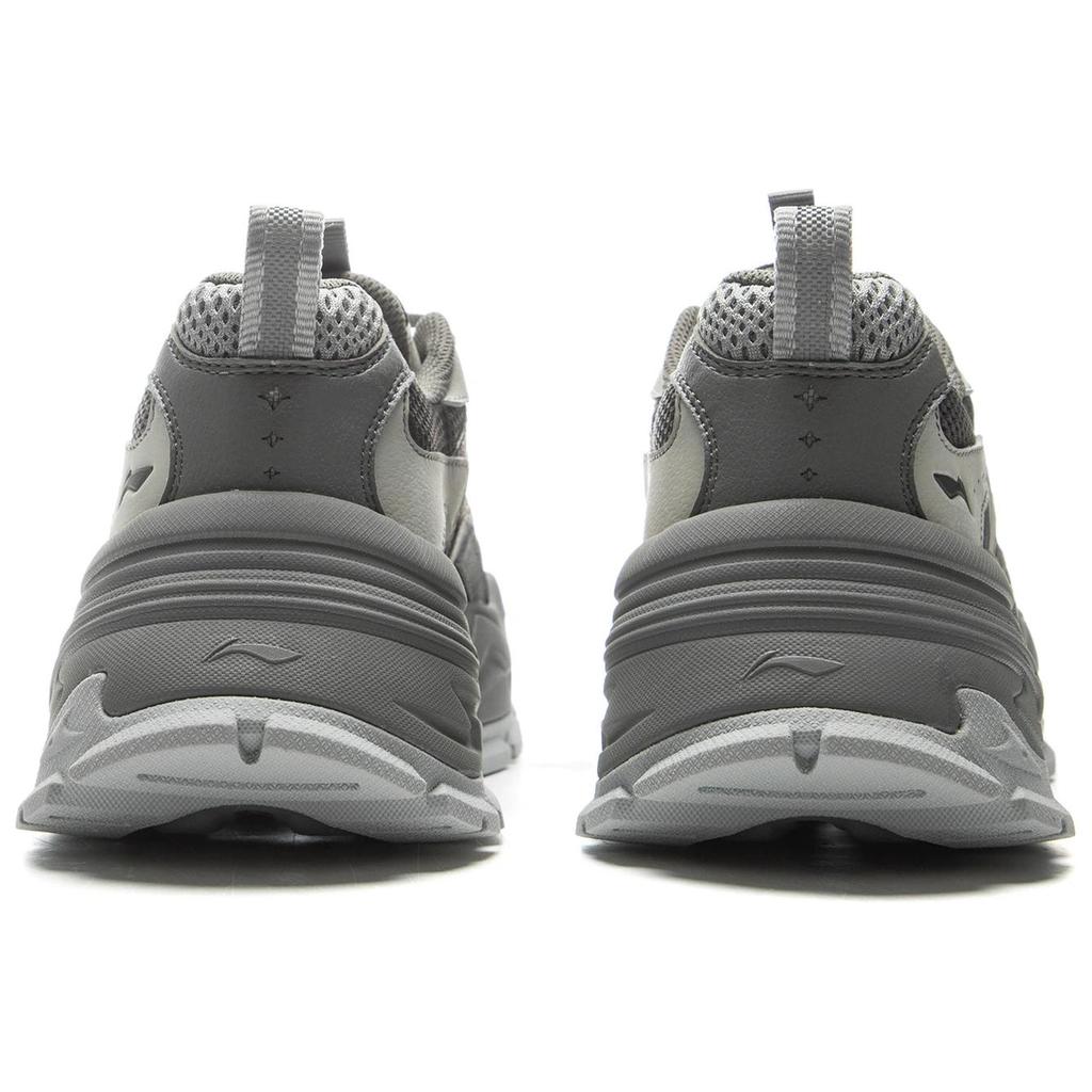New LiNing Starlight Cushioning, Slip Resistant, And Breathable Low Top Casual Shoes Women's Gray AGCU576-2