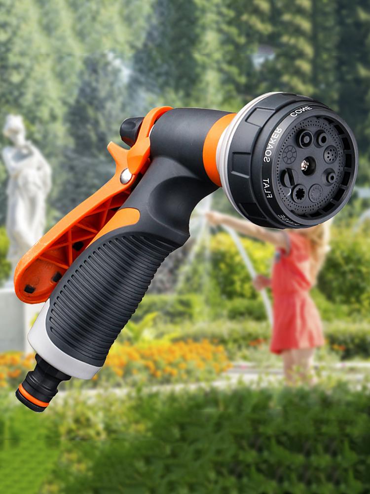 Water Gun High-Pressure Water Spray Gun Car Washer Hose Nozzle Garden Watering Sprinkler Sprinkler Cleaning Water Gun