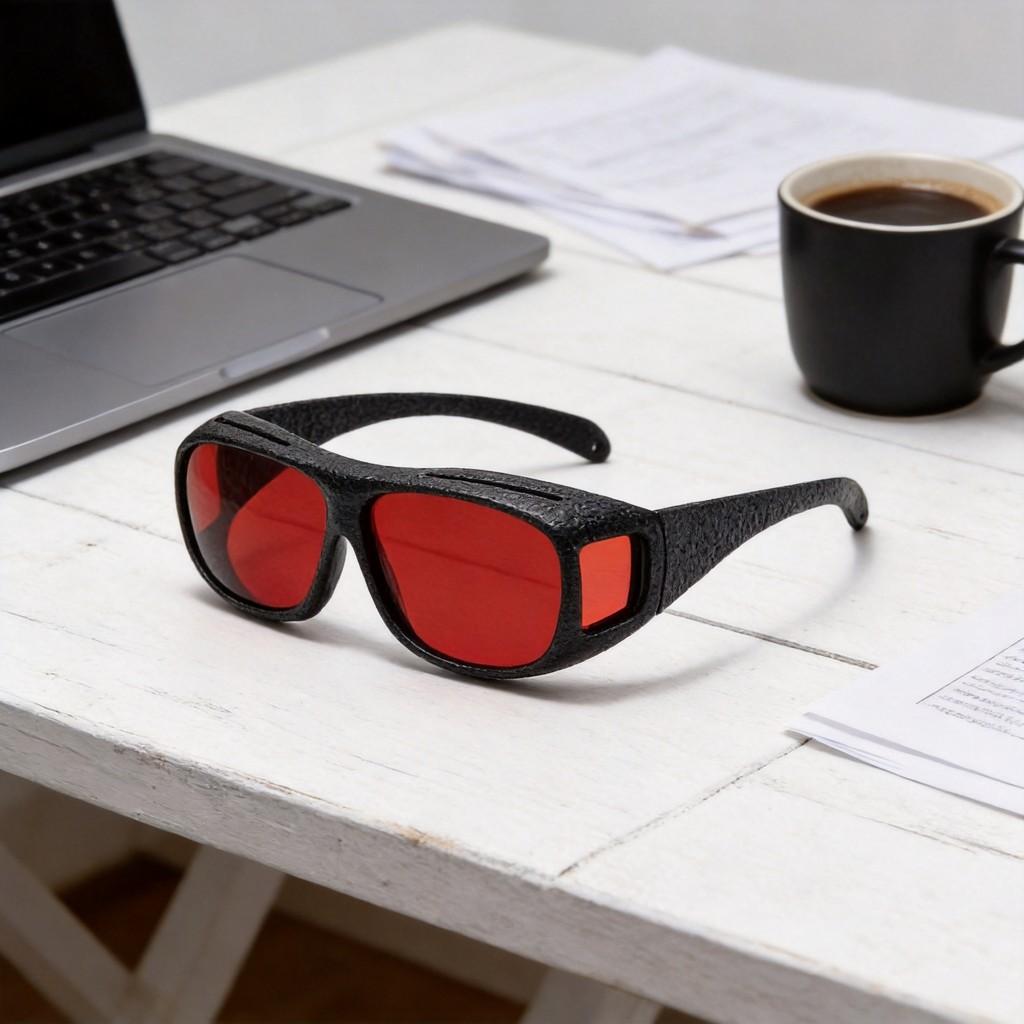 Men Outdoor Safety Goggles With Adjustable Frame And Lens For Cycling And Sports