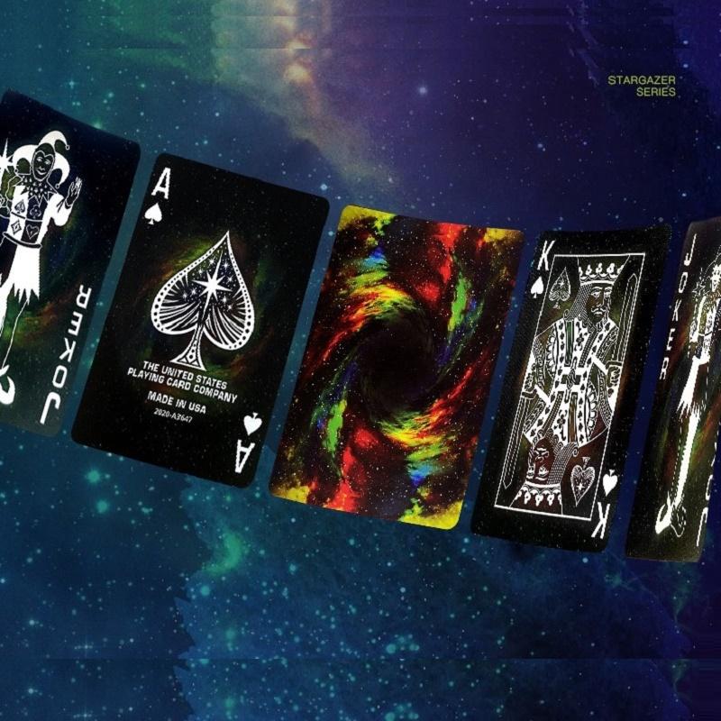 Sykkel Stargazer Nebula Spillekort Deck Poker Størrelse Kortspill Magiske triks