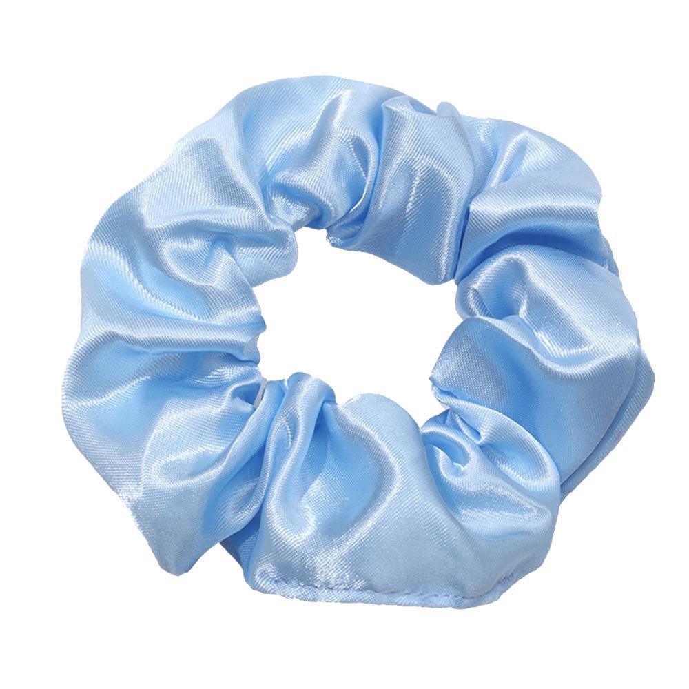

Versatile Shiny Satin Hair Scrunchie - Large Intestine Design for Women s Ponytail