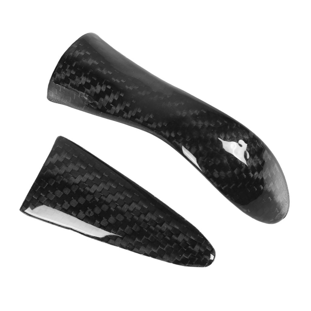 Shift Knob Trim Steering Wheel Frame Kit Carbon Fiber Replacement for INFINITI Q50 2014?2017