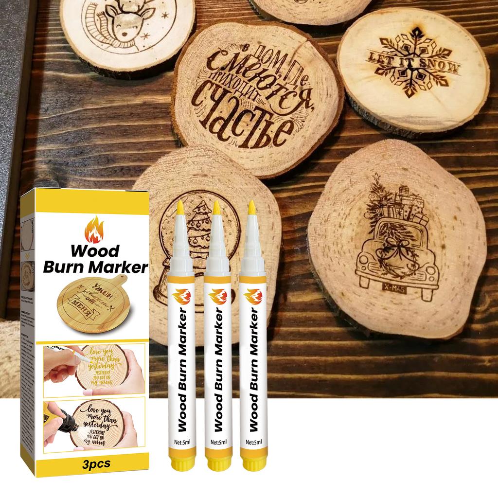 Bruciatura Legno Fai da Te Legno, Tagliere, Pennello da Forno, Bruciatura Legno 2ML
