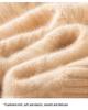 2025 Autumn Women's High Neck Cable Knit Cashmere Sweater - Loose Fit with Diamond Pattern