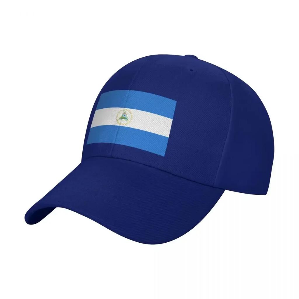 New Flag of Nicaragua Baseball Cap Visor golf hat genuine Unisexs big size derby Womens Hats Unisexs