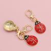 6Pcs Cute Ladybug Unisex Animal Key Chain With Lobster Clasp For Bag And Car Keys Charming Handbag Charms