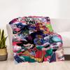 1PC Teen Titans, Zine Outdoor Blanket Lightweight Flannel, Soft & Warm, All-Season Use for Sofa, Outdoor, Camping, Living Room, Office14