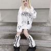 Streetwear T Shirts Women Clothing Print Long Sleeve Tees Casual Fashion Japanese Camisetas Cartoon Y2k Tops Oversized T-shirts