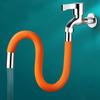 Stainless Steel Faucet Hose Powerful Showerhead Connector Extension Pipe Splash-proof Wonder