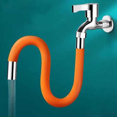 Stainless Steel Faucet Hose Powerful Showerhead Connector Extension Pipe Splash-proof Wonder
