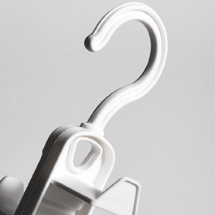 Durable Plastic Materials Hanging Hook Versatile Clothes Rack Organizers with Multiple Hanger for Home and Closet Use