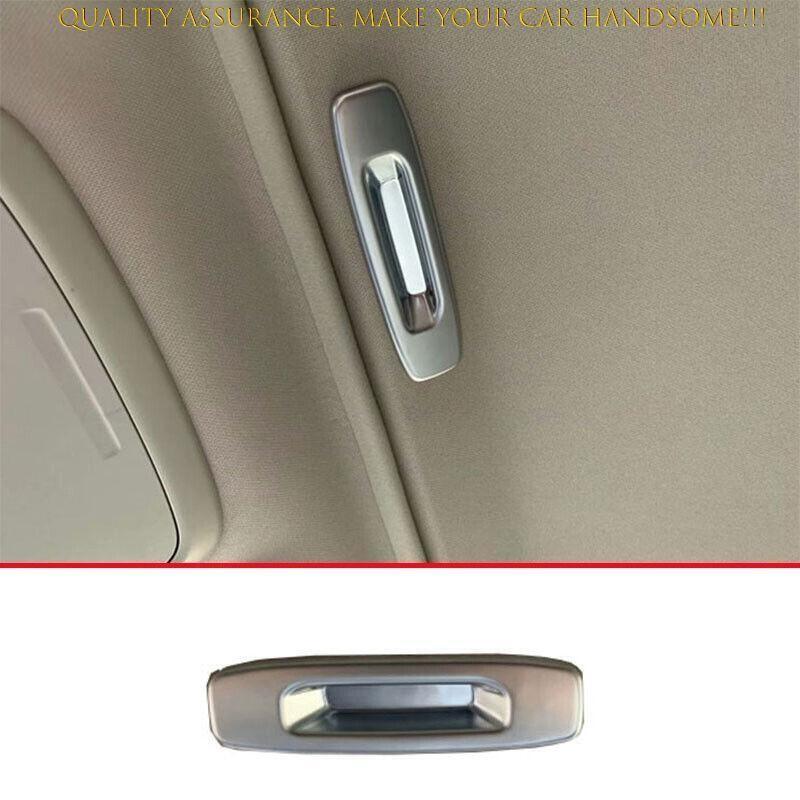 For Subaru Forester 2019-2024 Matte Silver Roof Sunroof Handle Frame Cover Trim