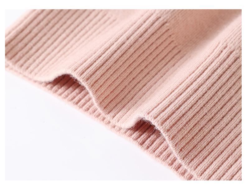 Mom's Winter 2024 Fleece-Lined Thick Sweater for Middle-Aged & Elderly Women - Warm One-Piece Top