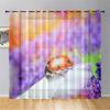 Cartoon Ladybug Curtain Funny Animal Translucent Voile Curtains Bedroom Living Room Balcony Decor Tulle With Sheer Polyester Perfect For