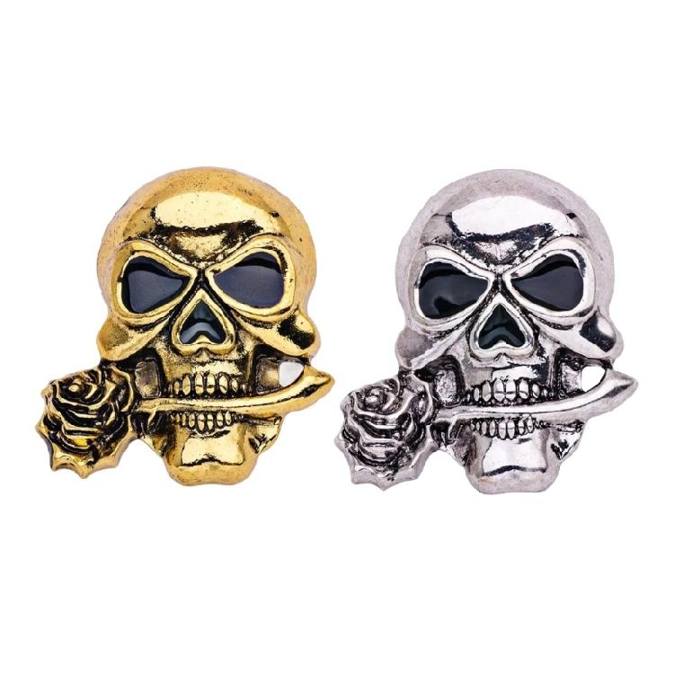 Rocker Styles Skull Lapel Pin With Sturdy Clasp Finish Elevates Suits Coats and Denims Looks