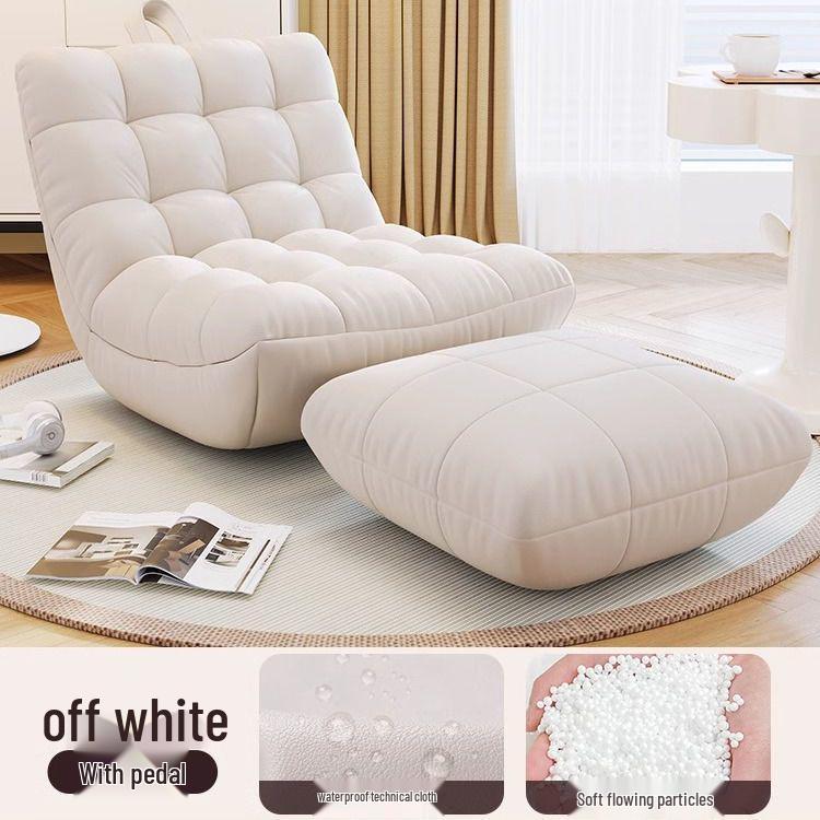 Caterpillar Single Sofa: Recline, Relax, Sleep—Ideal for Bedroom, Balcony, or Lounge Chair Use.