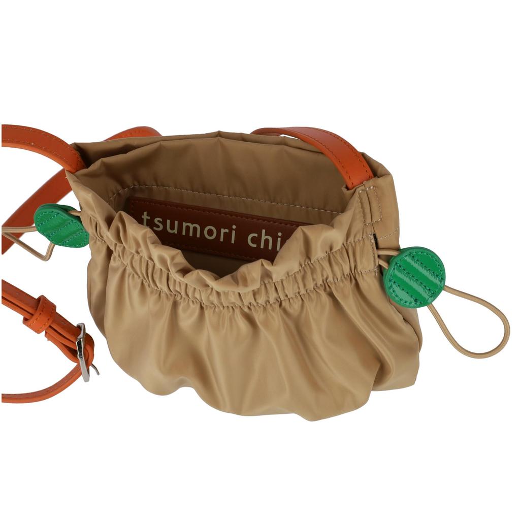 Tsumori Chisato Shoulder Bag with Gathered Pocket Women's